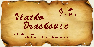 Vlatko Drašković vizit kartica